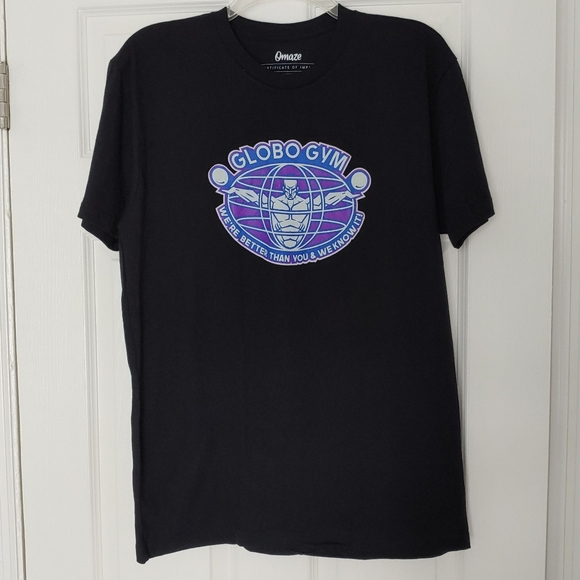 Omaze Other - Globo Gym Dodgeball graphic tee shirt black medium